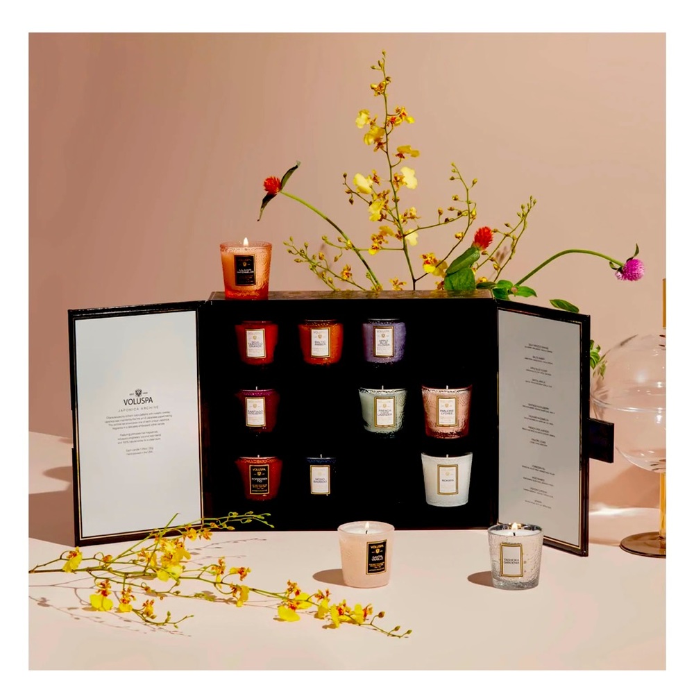 VOLUSPA JAPONICA CANDLES GIFT SET